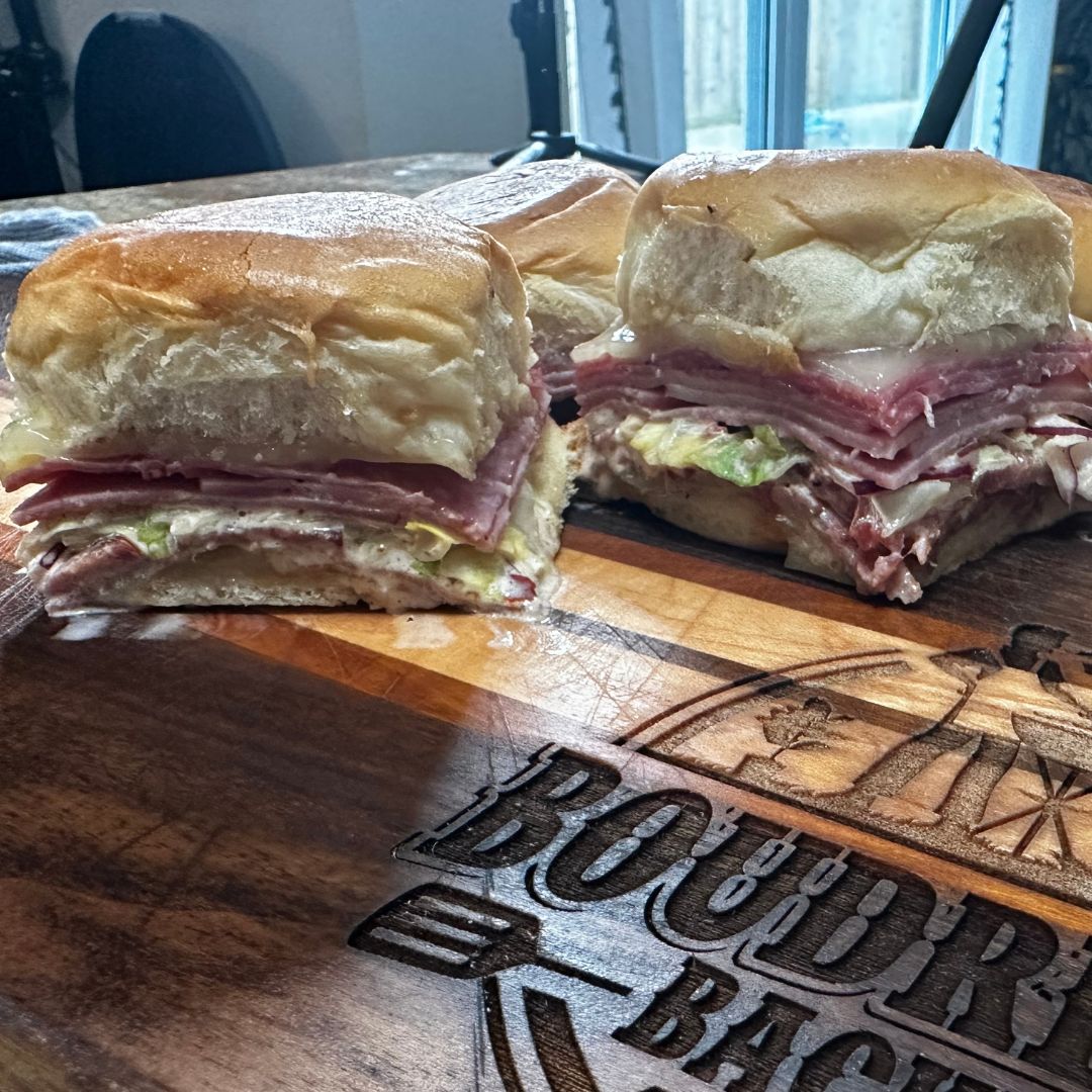 Cajun Grinder Sliders Boudreaux's Backyard
