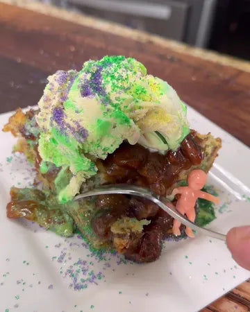King Cake Bread Pudding – Boudreaux's Backyard