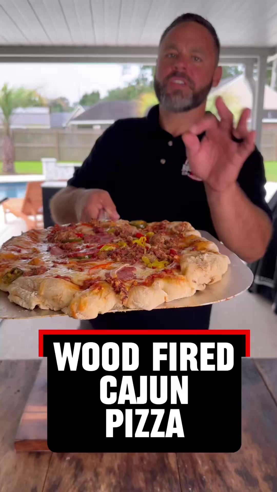 Wood Fired Cajun Pizza – Boudreaux's Backyard