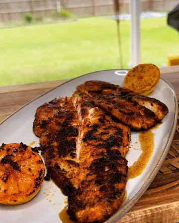 Blackened Fish with Beurre Blanc
&ndash; Boudreaux's Backyard