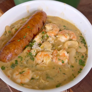 Butter Beans with Shrimp