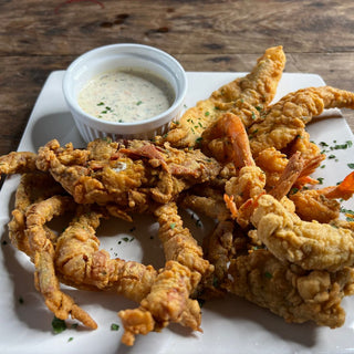 Fried Seafood with Backyard Tartar Sauce