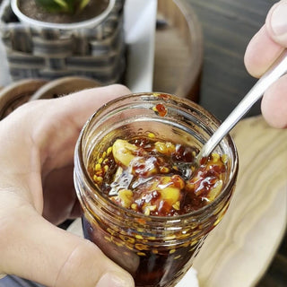 Fermented Garlic Hot Honey