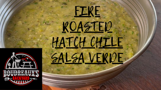 Fire Roasted Hatch Chile Salsa Verde