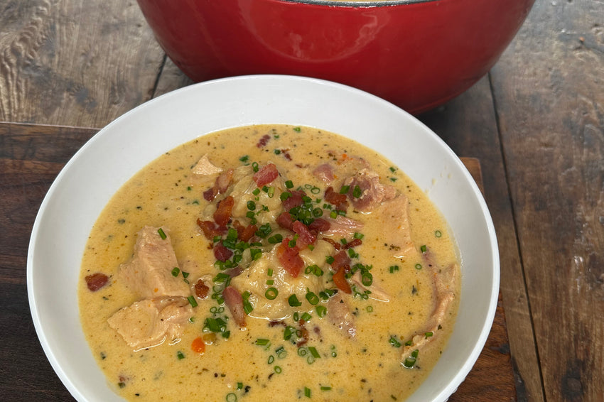 Butter Beans with Shrimp Boudreaux's Backyard