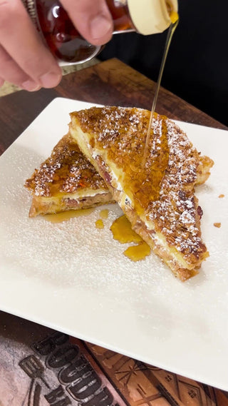 Bacon Fluffernutter Stuffed French Toast