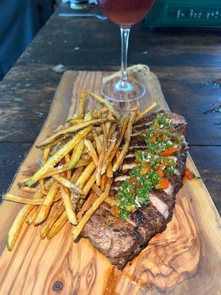 Steak Frites With Red Chimichurri